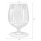 Vintiquewise Vintage Decorative Metal Wire Goblet Shaped Freestanding Wine Bottle and Cork Holder QI003569 - alternate 4